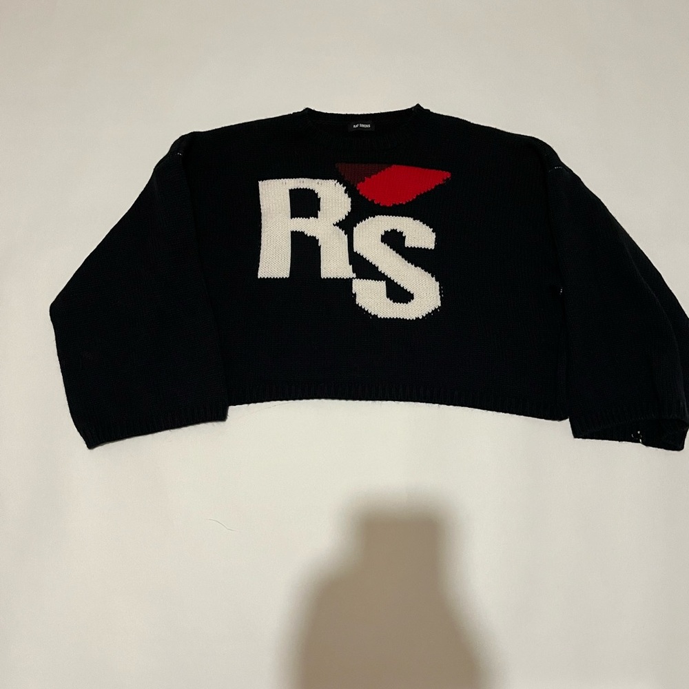 RAF SIMONS I love RS Knitted Cropped